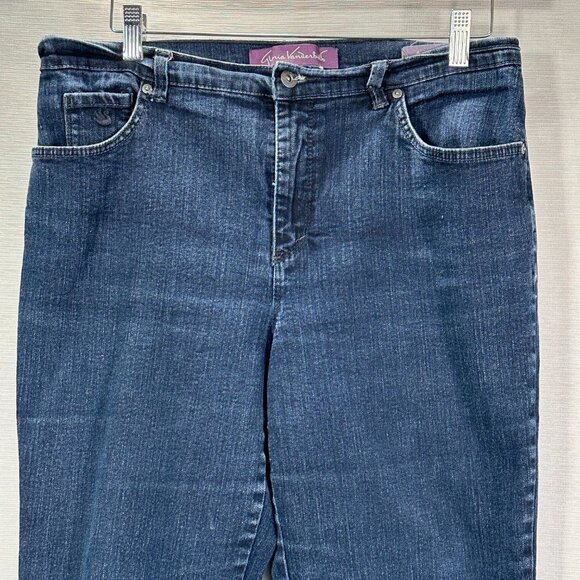 Gloria Vanderbilt Jeans Womens 14 Short Amanda Medium Wash Cotton Stretch - Picture 2 of 9